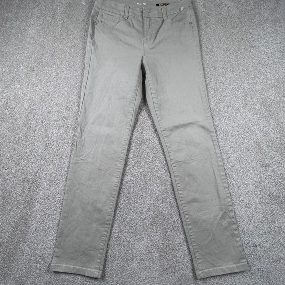 Style&co. Denim - Style&co Denim Slim Leg Pants Khaki Tan Womens Size 4P Petite Stretch Jeans